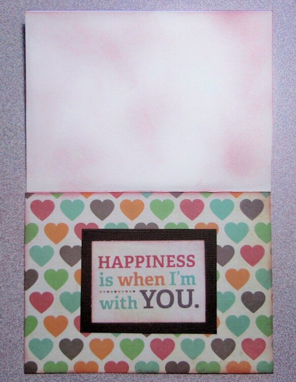 Inside Valentine Card