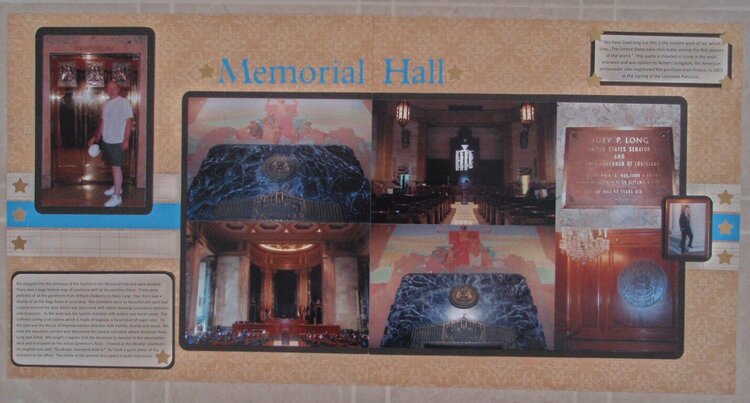 Memorial Hall, State Capitol, LA