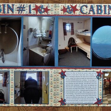 Cabin #1 and #2, Alaska Ferry