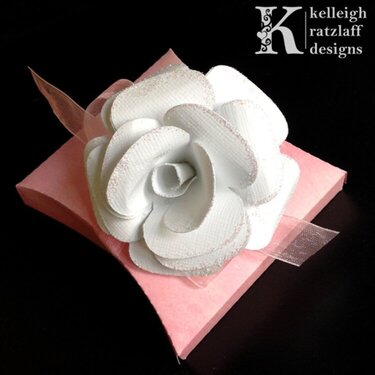 Rose in Bloom on a Sachet Box