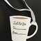 Backside of Lights Coffee Cup Gift Tag
