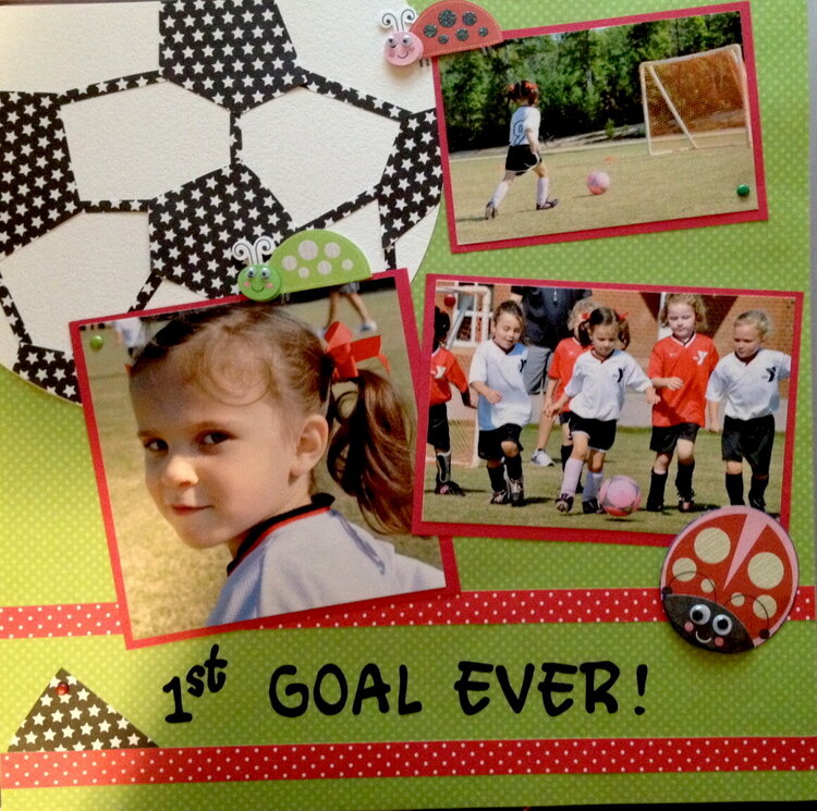 Kennedy&#039;s First Soccer Goal - Ever!