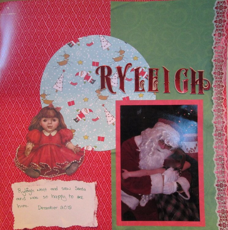 Ryleigh Santa 2012
