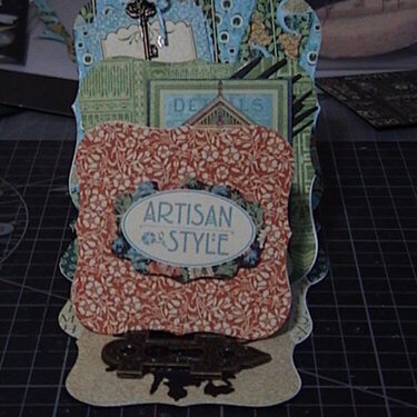 Attisan Style Stacked Triple Easel card