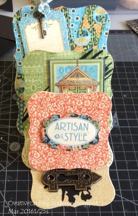 Artisan Style - Stacked Triple Easel Card