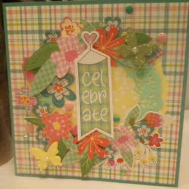 Mad for Plaid birthday card
