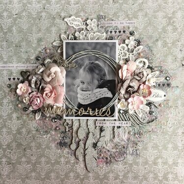 Memories from the Heart Dusty attic moodboard february 2017