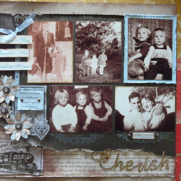 Cherish Family Page 1 of Double Layout