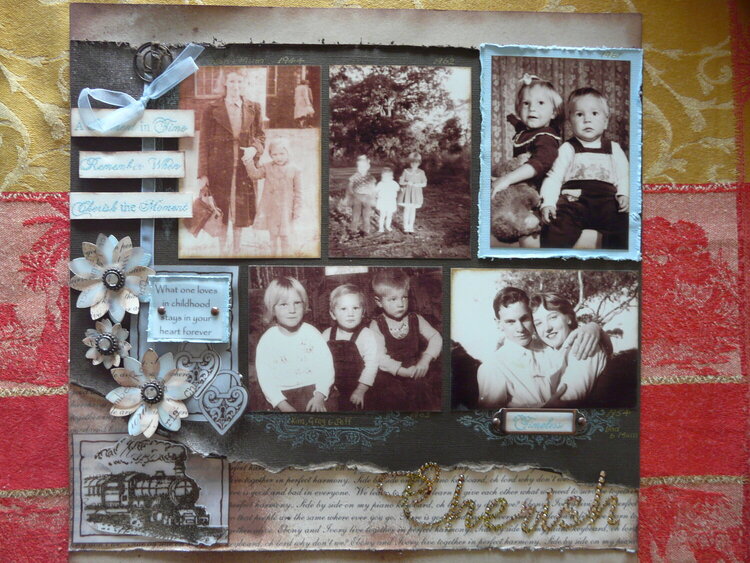 Cherish Family Page 1 of Double Layout