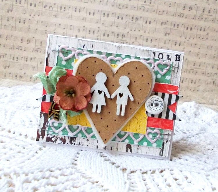 Mini card about love