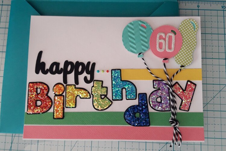 60 years old Birthday Card II