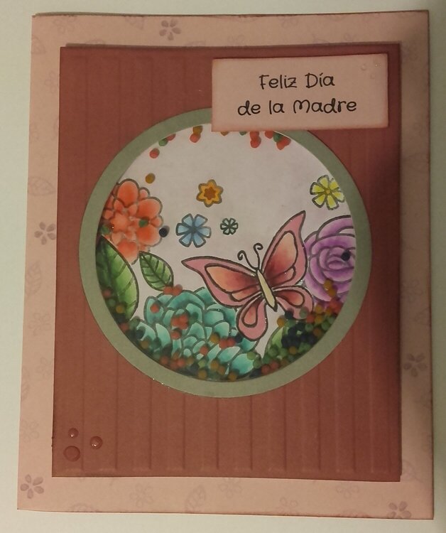 Butterfly Shaking Card