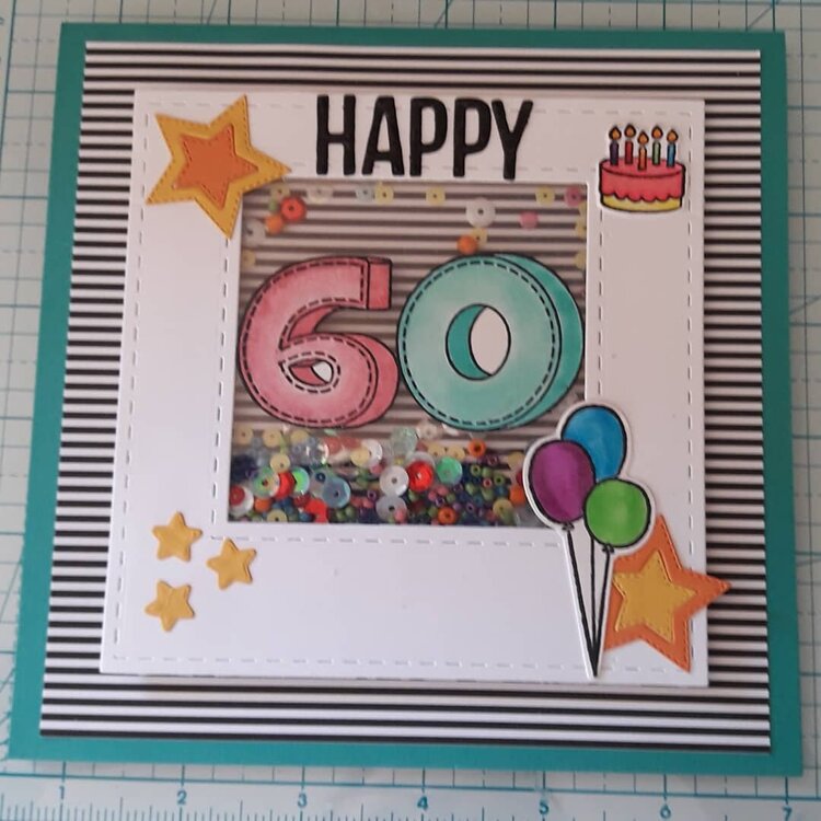 60 Years Old Birthday Card II