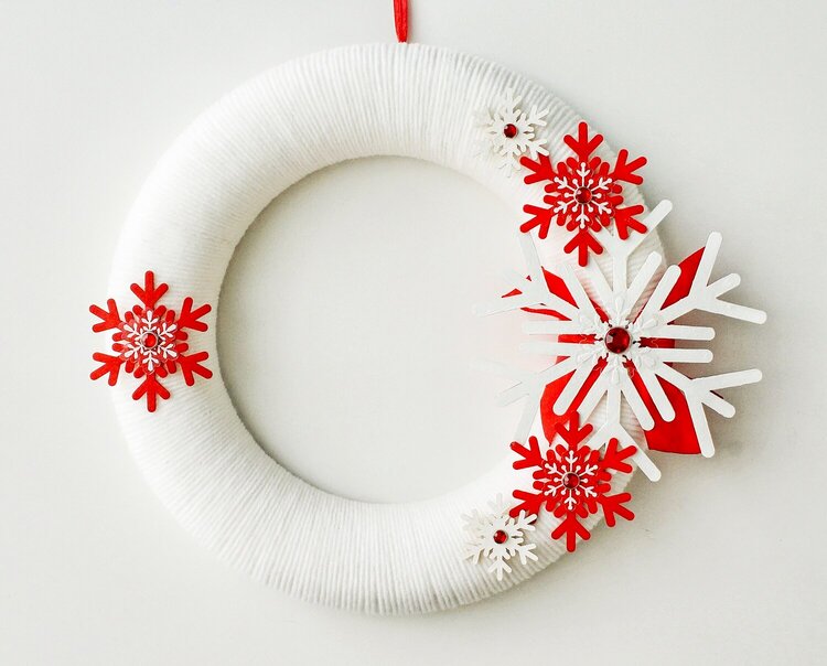 White wreath