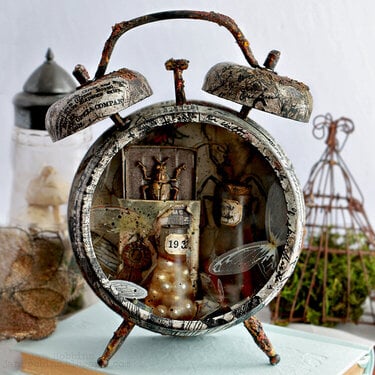 Assemblage Clock