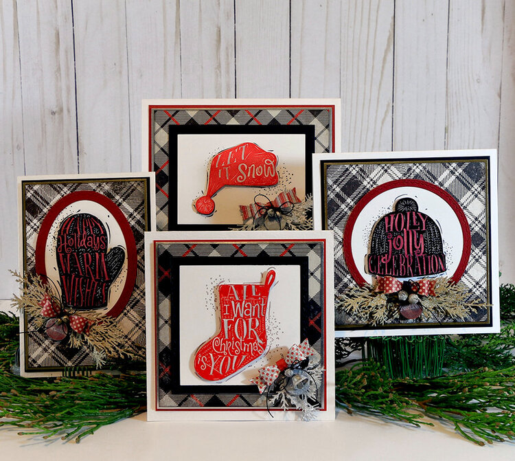&quot;Carved Christmas&quot; Cards