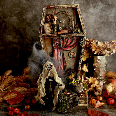 Witch's Coffin-Tim Holtz Idea-ology Halloween 2021