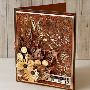 Intricate Lace Card- Sizzix Chapter 2