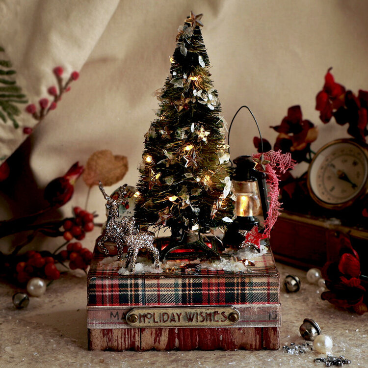 Christmas Tree Vignette Box