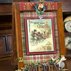 Christmas Altered Frame