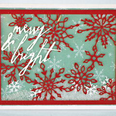 Merry & Bright Shaker Card