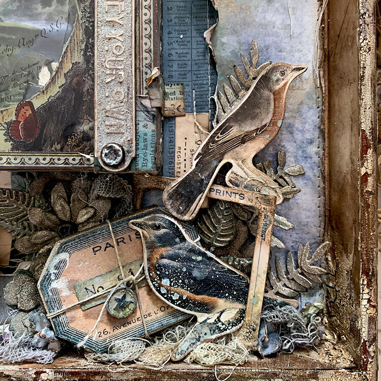 Square Display Panel Tim Holtz Ideaology 2023 Release