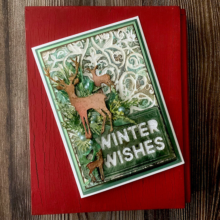 Winter Wishes Christmas Card