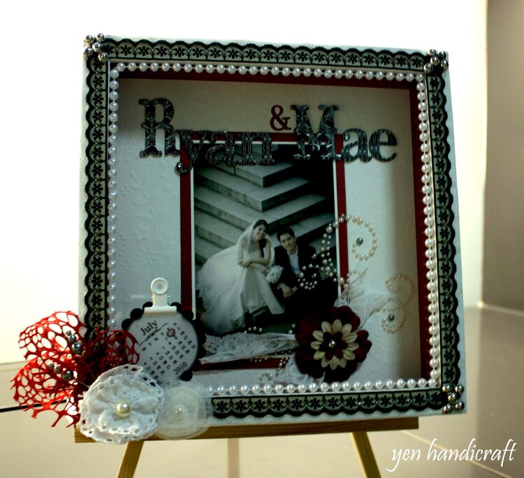 Monochrome Wedding Frame