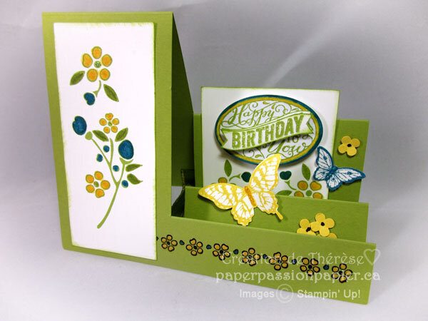 Birthday - step card