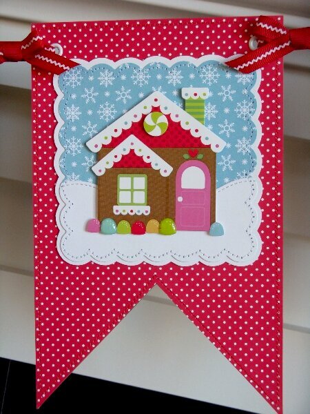 Doodlebug Sugarplums Christmas Banner by Mendi Yoshikawa