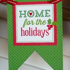 Doodlebug Sugarplums Christmas Banner by Mendi Yoshikawa