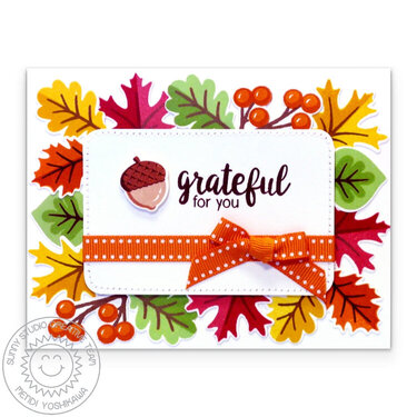 Sunny Studio Autumn Splendor Card by Mendi Yoshikawa