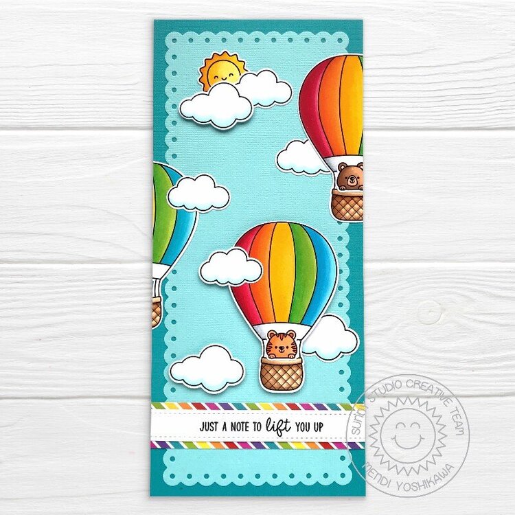 Sunny Studio Balloon Rides Card by Mendi Yoshikawa