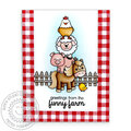 Sunny Studio Stamps Barnyard Buddies Card by Mendi Yoshikawa