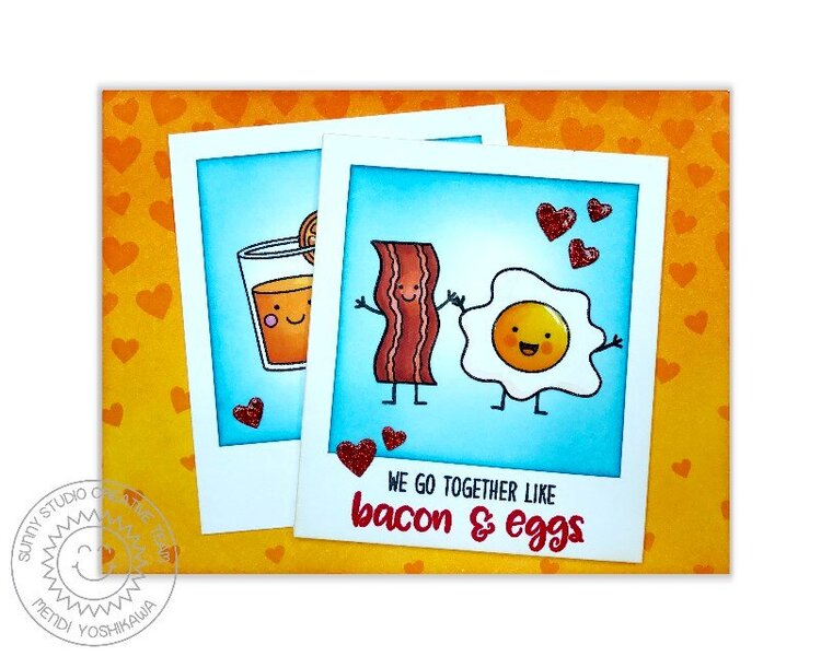 Sunny Studio Breakfast Puns Love Card by Mendi Yoshikawa