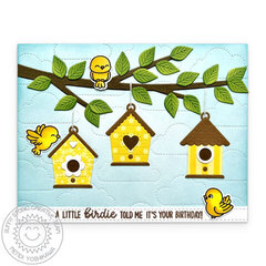Sunny Studio Build-A-Birdhouse Card by Mendi Yoshikawa