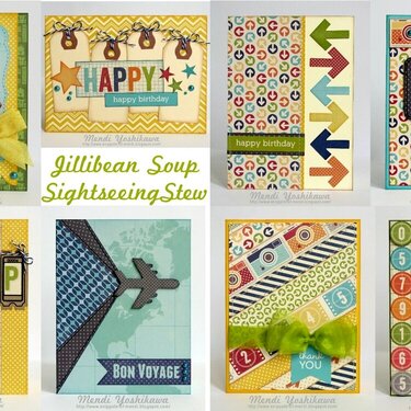 Jillibean Soup Sightseeing Stew Cards by Mendi Yoshikawa