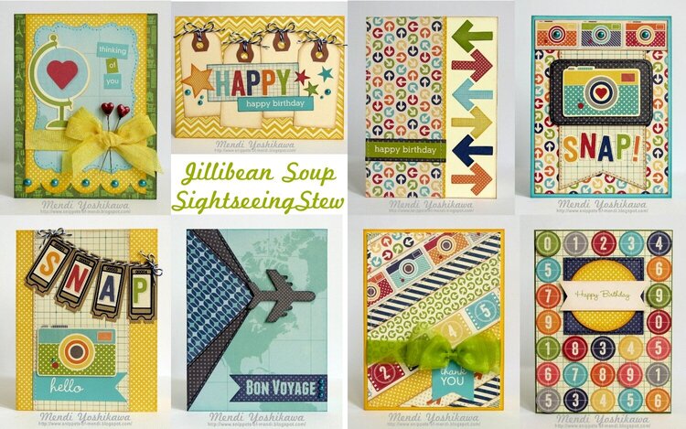 Jillibean Soup Sightseeing Stew Cards by Mendi Yoshikawa