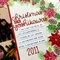 Sunny Studio Stamps Christmas Trimmings Scrapbook Layout by Mendi Yoshikawa