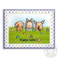 Sunny Studio Stamps Chubby Bunny Easter Card by Mendi Yoshikawa