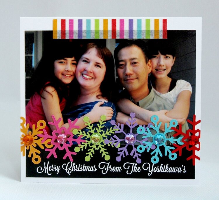 A Handmade Holiday Photo Card by Mendi Yoshikawa