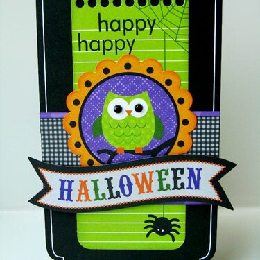 Doodlebug Haunted Manor Halloween Card by Mendi Yoshikawa