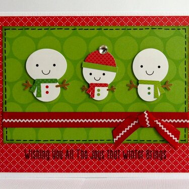 Doodlebug North Pole Christmas Card by Mendi Yoshikawa