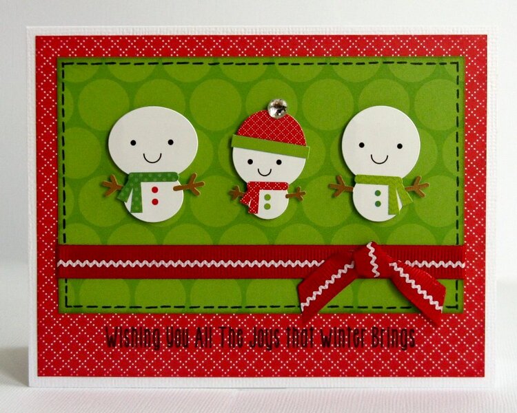 Doodlebug North Pole Christmas Card by Mendi Yoshikawa