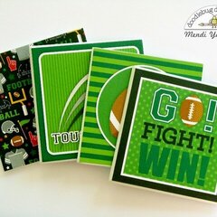 Doodlebug Touchdown Card & Gift Set by Mendi Yoshikawa