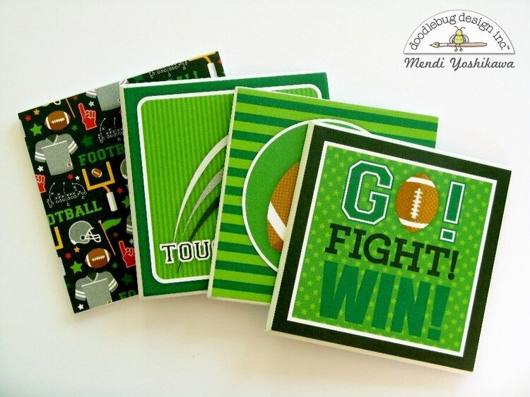 Doodlebug Touchdown Card &amp; Gift Set by Mendi Yoshikawa