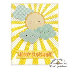 Doodlebug Easter Express Sunshine Card by Mendi Yoshikawa