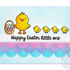 Sunny Studio A Good Egg Chick Easter Card by Mendi Yoshikawa