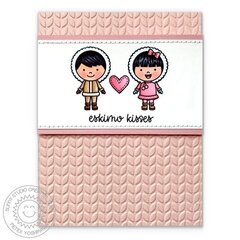 Sunny Studio Stamps Eskimo Kisses Card by Mendi Yoshikawa