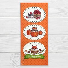 Sunny Studio Fall Friends Card by Mendi Yoshikawa